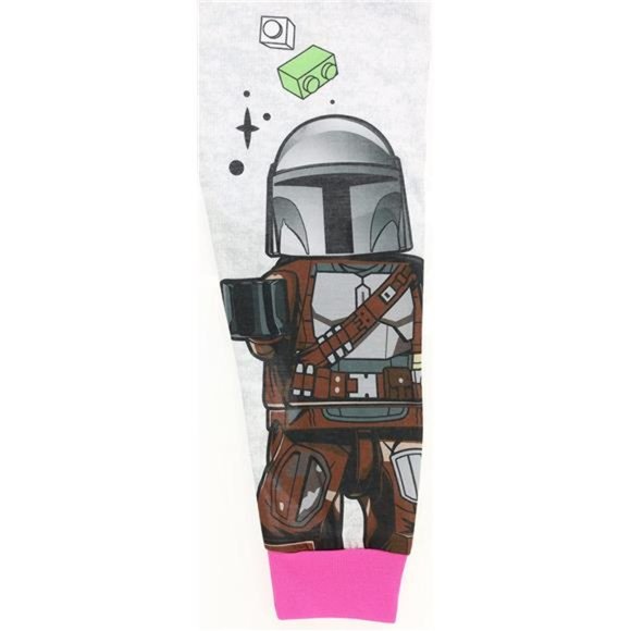 LEGO Star Wars Girls' Pajamas Baby Yoda 2-Piece Sleepset Loungepants and Shorts - Picture 7 of 7